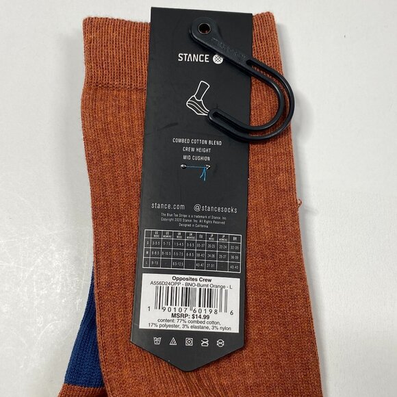 NWT Stance Crew Socks - Two Color - Opposites Crew – Large - Picture 5 of 5